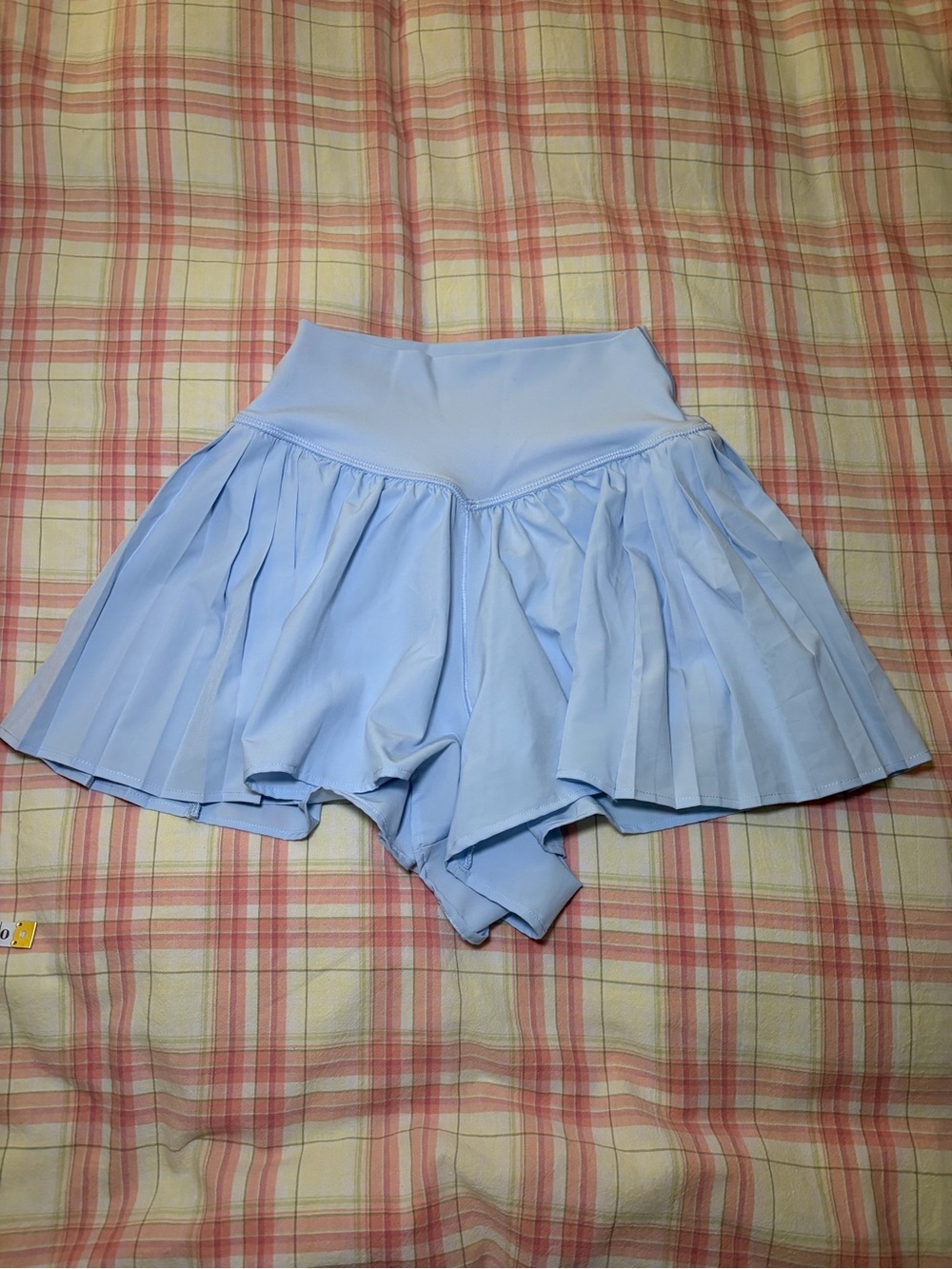 OFFLINE by Aerie Blue Real Me Pleated Flowy Athletic Shorts